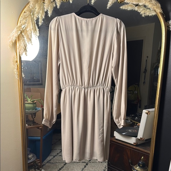 Dottie Couture Cream Wrap Blouse - Picture 6 of 6